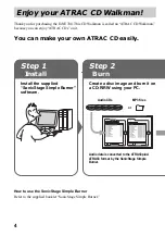 Предварительный просмотр 4 страницы Sony D-NE700 Operating Instructions Manual