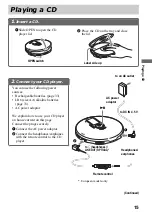 Предварительный просмотр 15 страницы Sony D-NE700 Operating Instructions Manual