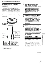 Предварительный просмотр 31 страницы Sony D-NE700 Operating Instructions Manual