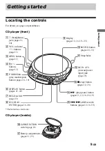 Preview for 9 page of Sony D-NE710 - ATRAC3/MP3 CD Walkman Portable Disc Player Operating Instructions Manual