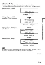 Preview for 13 page of Sony D-NE710 - ATRAC3/MP3 CD Walkman Portable Disc Player Operating Instructions Manual