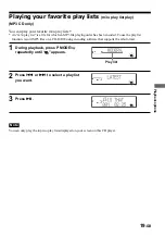 Preview for 19 page of Sony D-NE710 - ATRAC3/MP3 CD Walkman Portable Disc Player Operating Instructions Manual