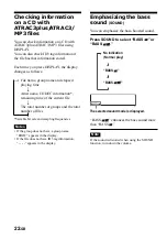 Preview for 22 page of Sony D-NE710 - ATRAC3/MP3 CD Walkman Portable Disc Player Operating Instructions Manual