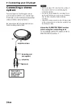 Предварительный просмотр 24 страницы Sony D-NE710 - ATRAC3/MP3 CD Walkman Portable Disc Player Operating Instructions Manual