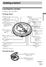 Preview for 9 page of Sony D-NE715 - Portable Cd Player Operating Instructions Manual