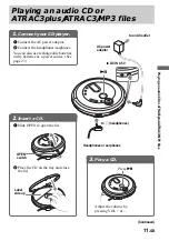 Предварительный просмотр 11 страницы Sony D-NE715 - Portable Cd Player Operating Instructions Manual