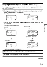 Preview for 21 page of Sony D-NE715 - Portable Cd Player Operating Instructions Manual