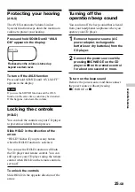 Preview for 25 page of Sony D-NE715 - Portable Cd Player Operating Instructions Manual