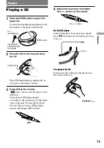 Предварительный просмотр 15 страницы Sony D-NE720 Operating Instructions Manual