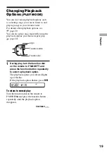 Предварительный просмотр 19 страницы Sony D-NE720 Operating Instructions Manual