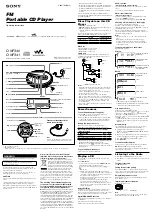 Sony D-NF341 Operating Instructions preview