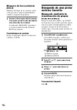 Preview for 14 page of Sony D-NF420 - Portable Cd Player (Spanish) Manual De Instrucciones