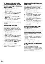 Preview for 28 page of Sony D-NF420 - Portable Cd Player (Spanish) Manual De Instrucciones