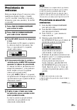 Preview for 29 page of Sony D-NF420 - Portable Cd Player (Spanish) Manual De Instrucciones