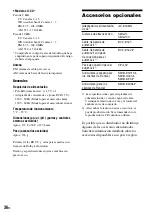 Preview for 36 page of Sony D-NF420 - Portable Cd Player (Spanish) Manual De Instrucciones