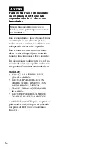 Preview for 38 page of Sony D-NF420 - Portable Cd Player (Spanish) Manual De Instrucciones