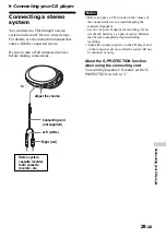 Предварительный просмотр 29 страницы Sony D-NF611 - Portable Cd Player Operating Instructions Manual