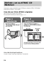 Preview for 46 page of Sony D-NS921F - Portable Cd Player Operating Instructions Manual