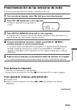 Preview for 69 page of Sony D-NS921F - Portable Cd Player Operating Instructions Manual