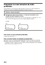 Preview for 110 page of Sony D-NS921F - Portable Cd Player Operating Instructions Manual