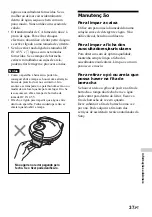 Preview for 121 page of Sony D-NS921F - Portable Cd Player Operating Instructions Manual