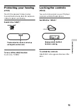 Preview for 13 page of Sony D-SJ01 - Sports Discman Operating Instructions Manual