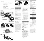 Preview for 1 page of Sony D-SJ303 Operating Instructions