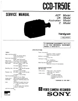 Sony ??D-TR50E Service Manual preview