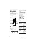 Предварительный просмотр 8 страницы Sony D-V500 Operating Instructions Manual