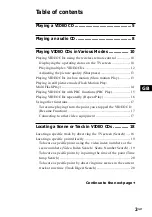 Preview for 2 page of Sony D-V55 Operating Instructions Manual