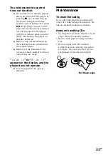 Preview for 30 page of Sony D-V55 Operating Instructions Manual