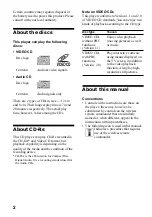 Preview for 2 page of Sony D-VE45 Operating Instructions Manual