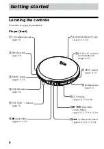 Preview for 4 page of Sony D-VE45 Operating Instructions Manual