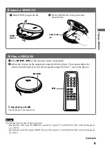 Preview for 9 page of Sony D-VE45 Operating Instructions Manual