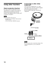 Preview for 18 page of Sony D-VE45 Operating Instructions Manual