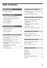 Preview for 3 page of Sony D-VJ65 Operating Instructions Manual