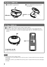 Preview for 8 page of Sony D-VJ65 Operating Instructions Manual