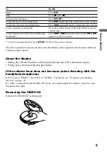 Preview for 9 page of Sony D-VJ65 Operating Instructions Manual