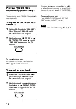 Preview for 16 page of Sony D-VJ65 Operating Instructions Manual