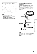 Preview for 17 page of Sony D-VJ65 Operating Instructions Manual