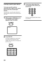 Preview for 20 page of Sony D-VJ65 Operating Instructions Manual