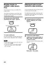 Preview for 22 page of Sony D-VJ65 Operating Instructions Manual