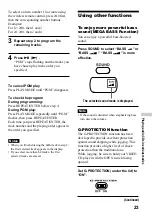 Preview for 23 page of Sony D-VJ65 Operating Instructions Manual