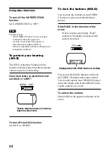 Preview for 24 page of Sony D-VJ65 Operating Instructions Manual