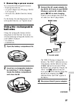 Preview for 27 page of Sony D-VJ65 Operating Instructions Manual