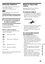 Preview for 29 page of Sony D-VJ65 Operating Instructions Manual