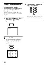 Предварительный просмотр 20 страницы Sony D-VJ85 Operating Instructions Manual