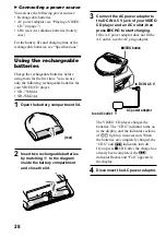 Предварительный просмотр 28 страницы Sony D-VJ85 Operating Instructions Manual