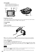 Preview for 22 page of Sony D-VM1 Operating Instructions  (primary manual) Operating Instructions Manual