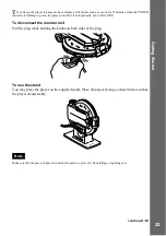 Preview for 23 page of Sony D-VM1 Operating Instructions  (primary manual) Operating Instructions Manual